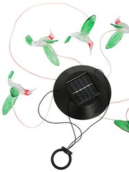 LED Solar Hummingbird Wind Chime Solar String Lights 6 LEDs Color-Changing IP65 Waterproof Decorative Lamp Lighting For Home Garden Fence Party