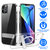 Magnetic Metal Kickstand Clear Case Shockproof Anti Yellowing Phone Cover Compatible With Magsafe Fit For IOS Phone 13
