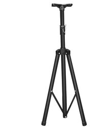 Pa Speaker Tripod Stand Heavy Duty Height Extendable Adjustable Pole Mount Rack w/ 132LBS Max Load - Black
