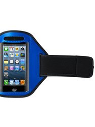 Phone Armband Case Adjustable Sweat-Resistant Armband Phone Holder Fit For iPhone5 Or Cellphones Under 4" - Blue