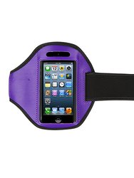 Phone Armband Case Adjustable Sweat-Resistant Armband Phone Holder Fit For iPhone5 Or Cellphones Under 4" - Purple