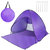 Pop Up Beach Tent Sun Shade Shelter Anti-UV Automatic Waterproof Tent Canopy For Outdoor Beach Camping Fishing P - Purple