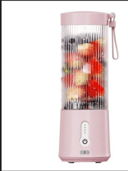 Portable Fruit Blender - 450ML/15.2OZ, 6 Blades, Rechargeable - Perfect For Shakes, Smoothies, and Juice 