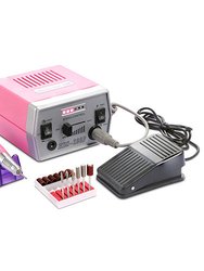 Professional Acrylic Nail Drill Machine 30000RPM Electric Handpiece With 36 Bits Cuticle Grinder Manicure Pedicure Polishing File Kit For Home Salon