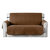 Reversible Sofa Cover Chair Loveseat Couch Microfiber Slipcover Cushion Furniture Protector Shield Water-Resistant - Chocolate