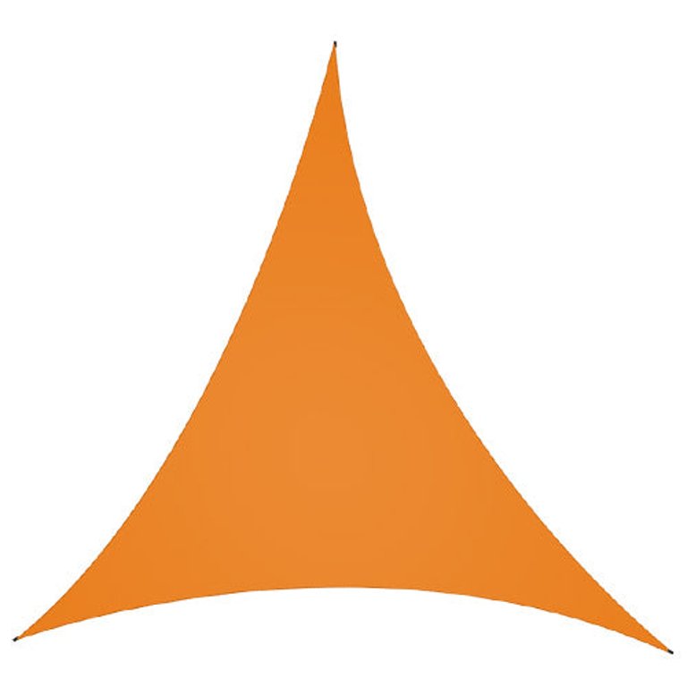 Shade Sail Patio Cover Shade Canopy Camping Sail Awning Sail Sunscreen Shelter Triangle Cover For Kindergarten Playground Outdoor - Orange