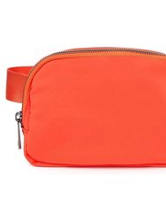 Sport Fanny Pack Unisex Waist Pouch Belt Bag Purse Chest Bag - Orange - Orange