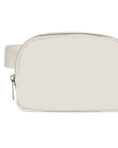 Fresh Fab Finds Sport Fanny Pack Unisex Waist Pouch Belt Bag Purse Chest Bag - White product