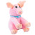 Stuffed Plush Pig Doll Peek-A-Boo Pig Plush Toy Animated Talking Singing Cute Pig Baby Doll Toy For Toddlers Kids Boys Girls Gift