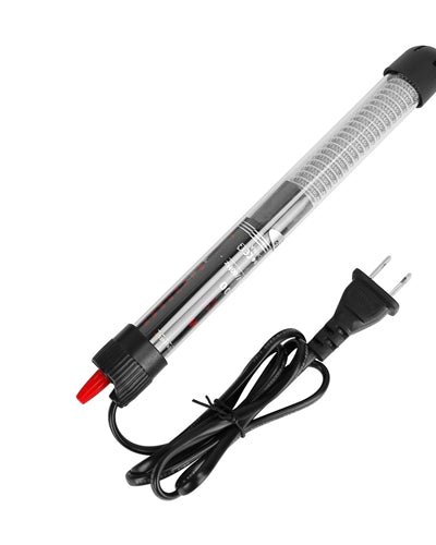 Fresh Fab Finds Submersible Aquarium Heater 100W Adjustable Fish Tank Heater Thermostat Water Heating Rod With 2 Suction Cups For Freshwater Marine Saltwater - Black product