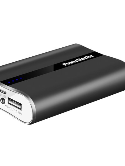 Fresh Fab Finds Ultra-Compact PowerMaster 12000mAh Charger - Dual USB Ports, Fast Charging - Ideal for IOS Phone - 3.1A Output - Black product