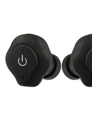 Waterproof True Wireless Earbuds with Mic - CSR V4.2, Apt-X, Noise Cancelling - Black