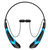 Wireless Neckband Headphones V5.0 - Sweat-proof Sport Headsets - In-Ear Magnetic Neckbands - Deep Bass Earphone With Mic - 2 Packs - Blue