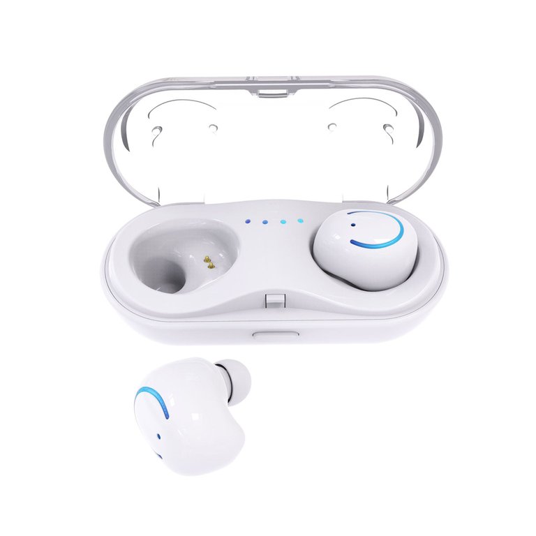 Wireless TWS Earbuds - Stereo Sound, Multiple Packs and Pieces - White