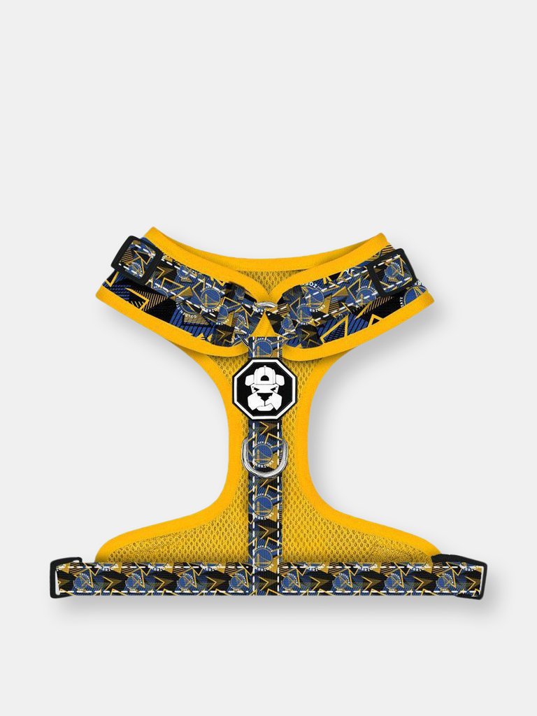 Golden State Warriors x Fresh Pawz - Hardwood | Adjustable Mesh Harness