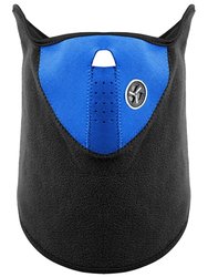 Half Face Mask Breathable Windproof Dustproof Neck Warmer For Bike Motorcycle Racing - Blue - Blue