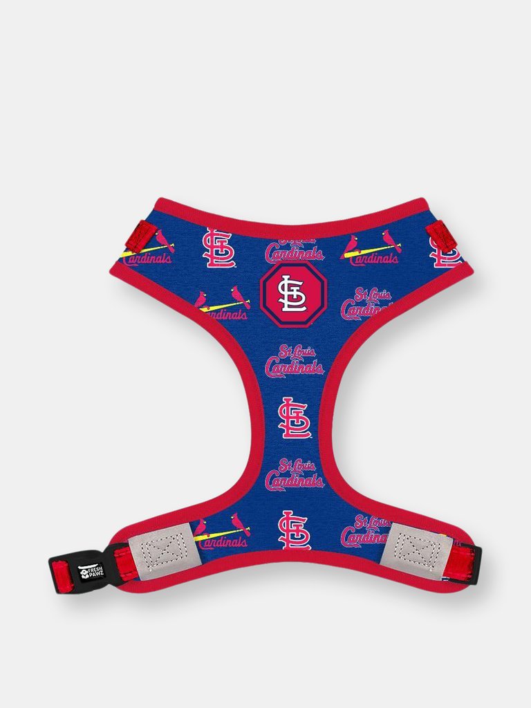 St. Louis Cardinals x Fresh Pawz | Adjustable Mesh Harness - Red