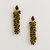 Gold And Black Crystal Long Drops