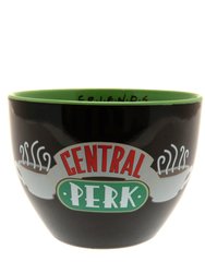 Central Perk Handle less Mug - Black/Green/White