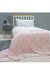 Fleece Coffee Blanket - Pink/White - One Size