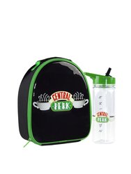Friends Central Perk Lunch Bag and Bottle Set (Black/Green) (One Size) - Black/Green