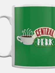 Friends Central Perk Mug (White/Green) (One Size) (One Size)