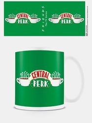 Friends Central Perk Mug (White/Green) (One Size) (One Size)