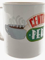 Friends Central Perk Mug (White/Red/Green) (One Size) - White/Red/Green