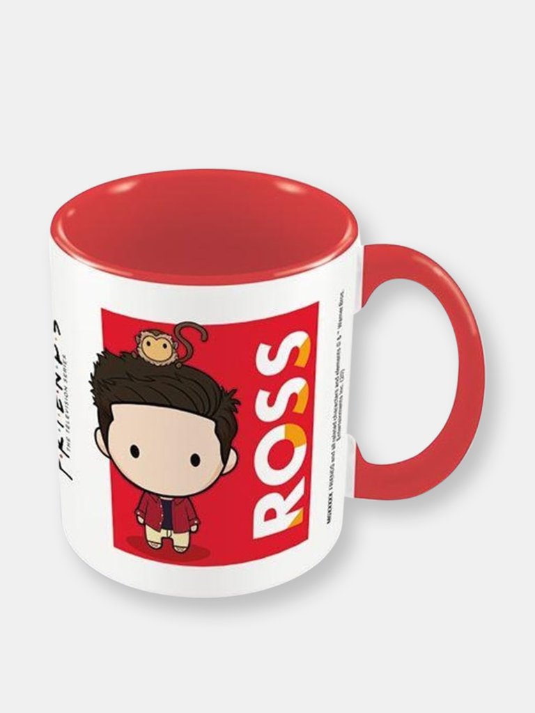 Friends Chibi Ross Mug - Red/White