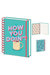 Friends How You Doin? A5 Wirebound Notebook (Green/Red/White) (One Size) - Green/Red/White