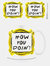 Friends How You Doin? Mug (White/Black/Yellow) (One Size) (One Size)