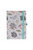 Friends Marl A5 Wirebound Notebook - Gray/Sky Blue