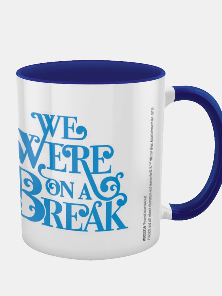 Friends On A Break Mug (White/Blue) (One Size) - White/Blue