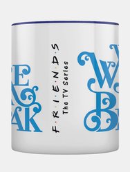 Friends On A Break Mug (White/Blue) (One Size)