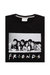 Friends Womens/Ladies Character Pajama Set (Black/Gray)