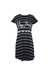 Friends Womens/Ladies Striped Nightie (Gray/Black) - Gray/Black