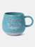 How You Doin Round Mug - Blue/Black