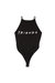 Womens/Ladies Logo Bodysuit - Black - Black