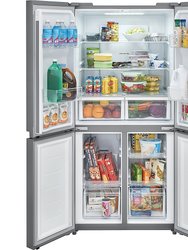 17.4 Cu. Ft. Stainless Steel 4-Door French Door Refrigerator