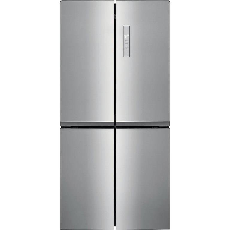 17.4 Cu. Ft. Stainless Steel 4-Door French Door Refrigerator - Silver