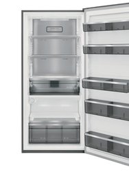 19 Cu. Ft. Stainless Steel Single-Door Refrigerator