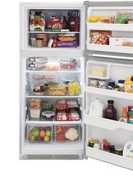 20.5 Cu. Ft. White Top Freezer Refrigerator