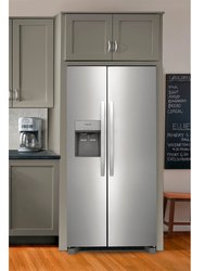 22 Cu. Ft. Stainless Steel Side-By-Side Refrigerator