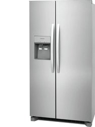 22.3 Cu. Ft. Stainless Counter Depth Side-By-Side Refrigerator - Stainless Steel