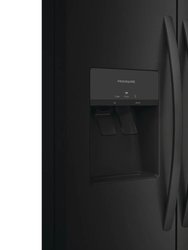 25.6 Cu. Ft. Black Side by Side Refrigerator