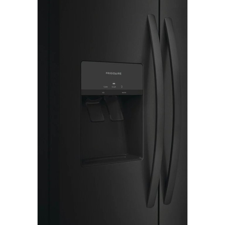 25.6 Cu. Ft. Black Side by Side Refrigerator