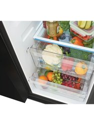 25.6 Cu. Ft. Black Side by Side Refrigerator