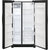 25.6 Cu. Ft. Black Side by Side Refrigerator