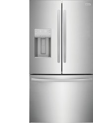 27.8 Cu. Ft. Stainless French Door Refrigerator - Silver
