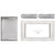 30" Stainless Microwave Trim Kit